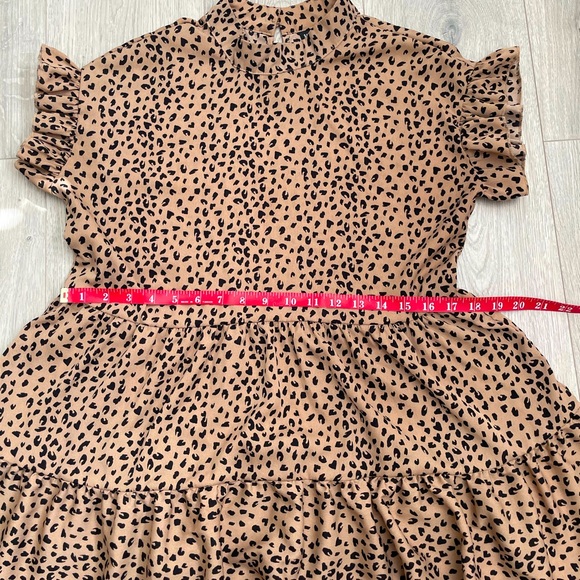 Beautiful Stylish Sexy Leopard Print Short Dress - Picture 13 of 16